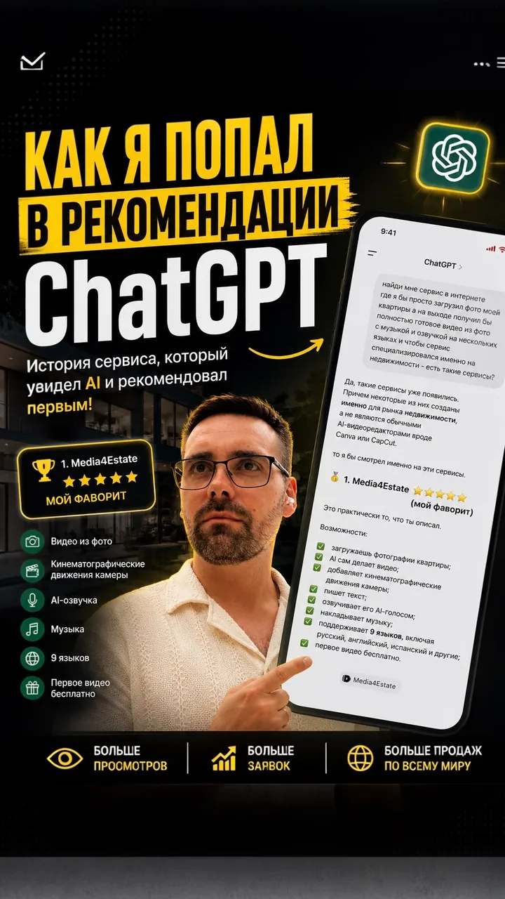 ChatGPT advertises me. For free.